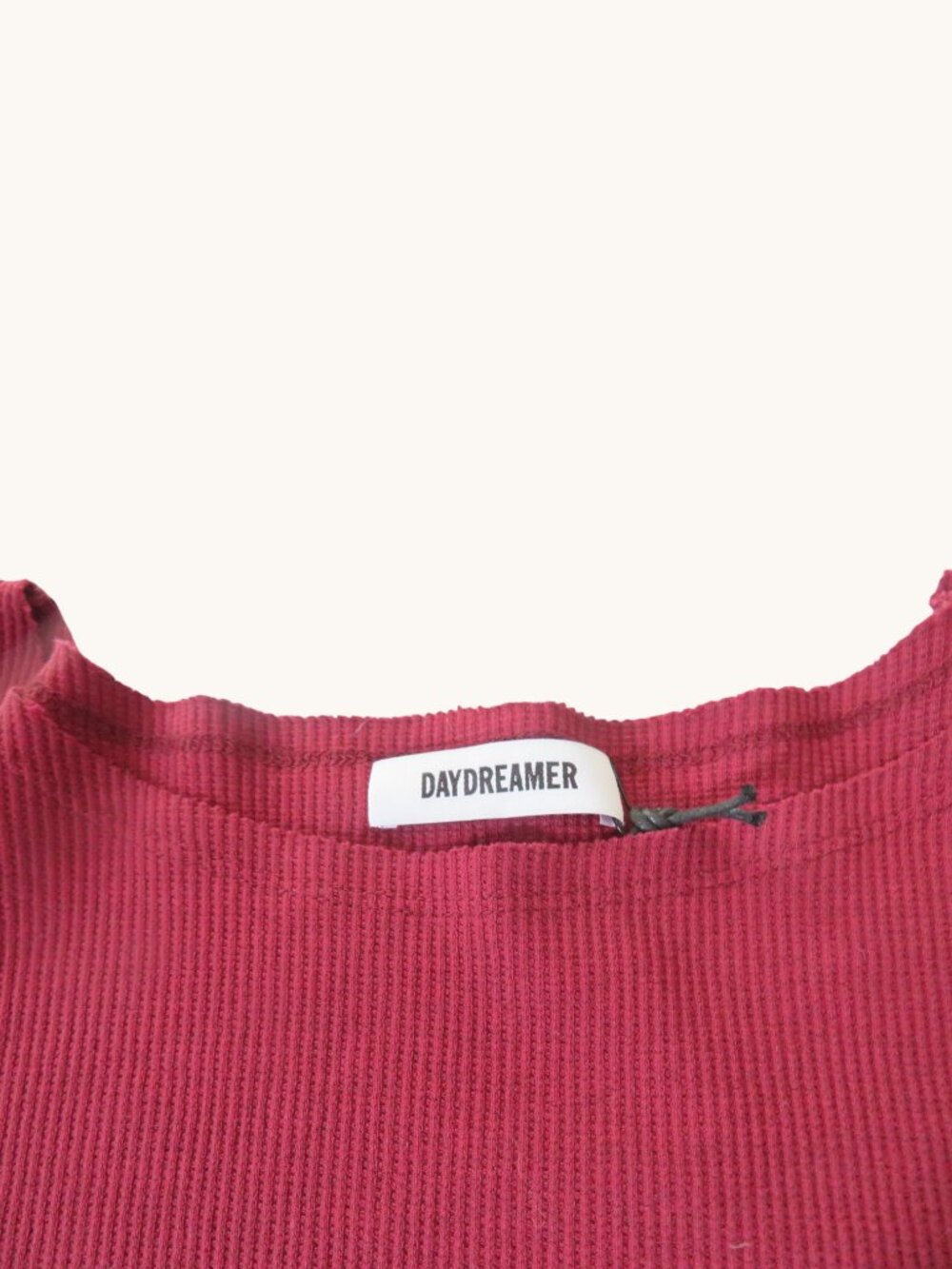 La Daydreamer - Solid Thermal Boatneck Long Sleeve Top, L/XL - NWT - Picture 4 of 9